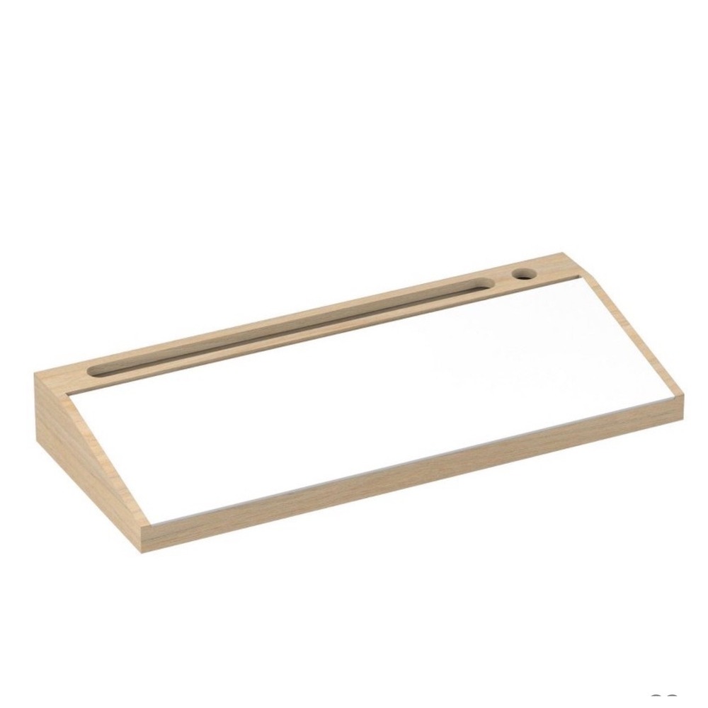 North Desktop Bamboo Whiteboard Storage Organizer Tablet Stand Keyboard Riser